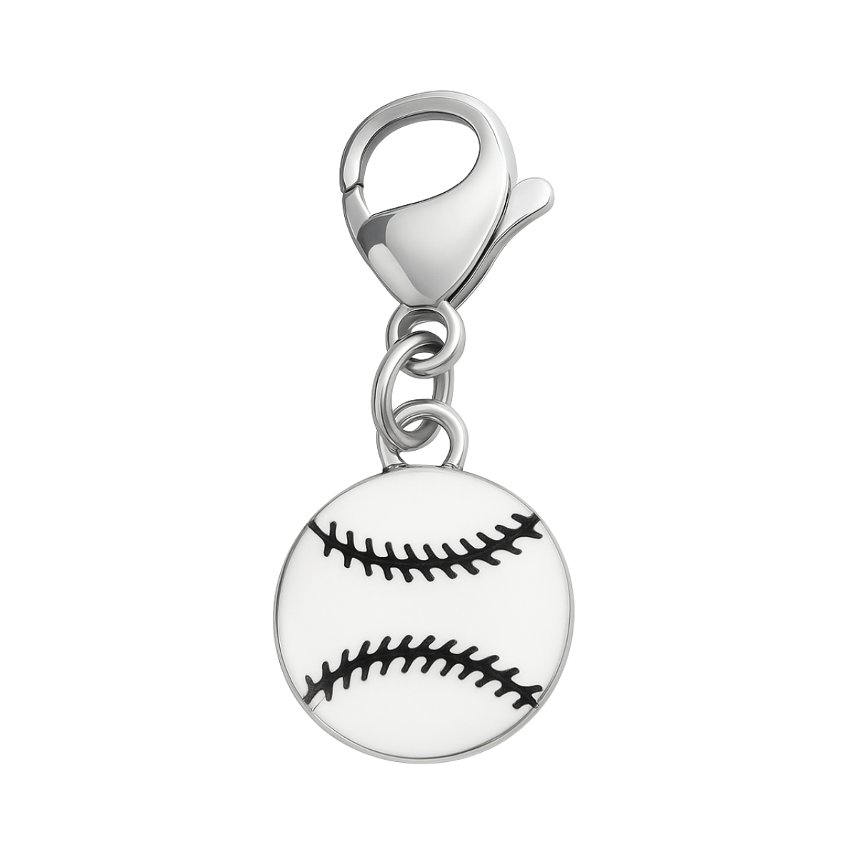 Softball Clip On Zipper Pull
