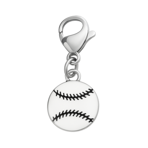 Softball Clip On Zipper Pull
