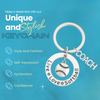 Sportybella softball coach keychain packaged in black velvet gift pouch, ideal for end-of-season gifts or team banquets