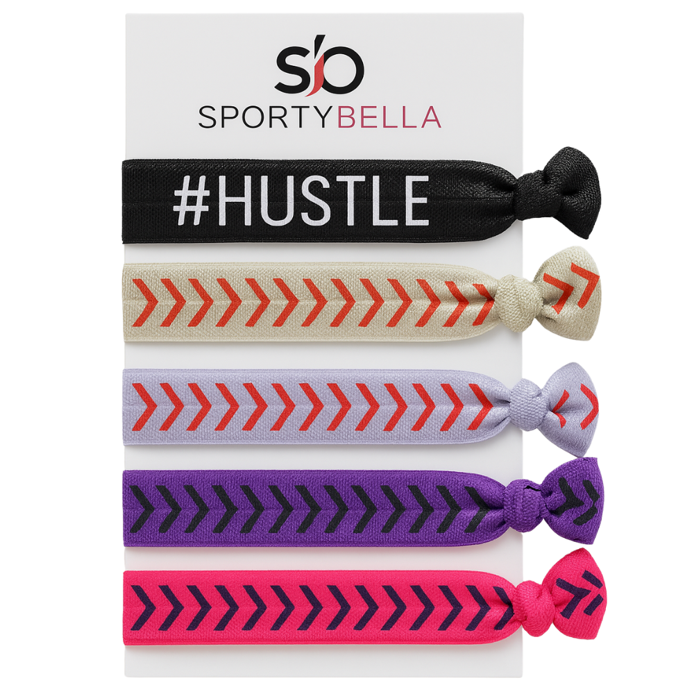 Girls Softball Hair Ties Set- Hustle