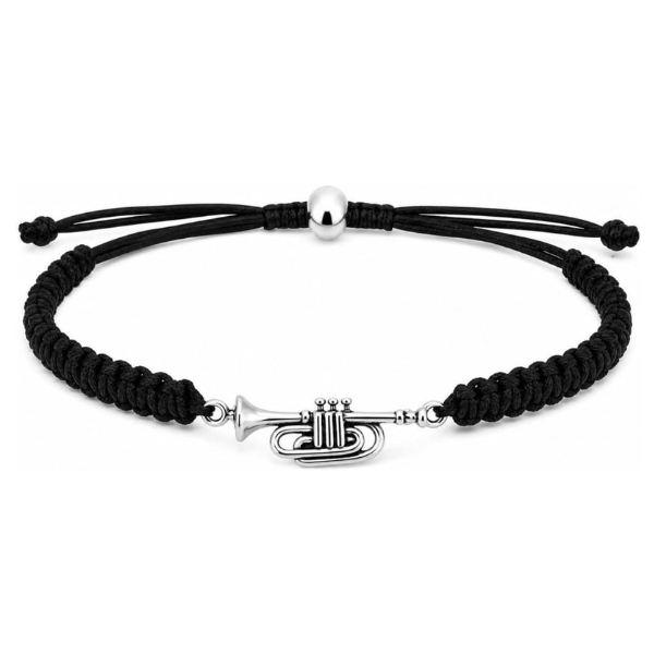 Trumpet Adjustable Rope Bracelet