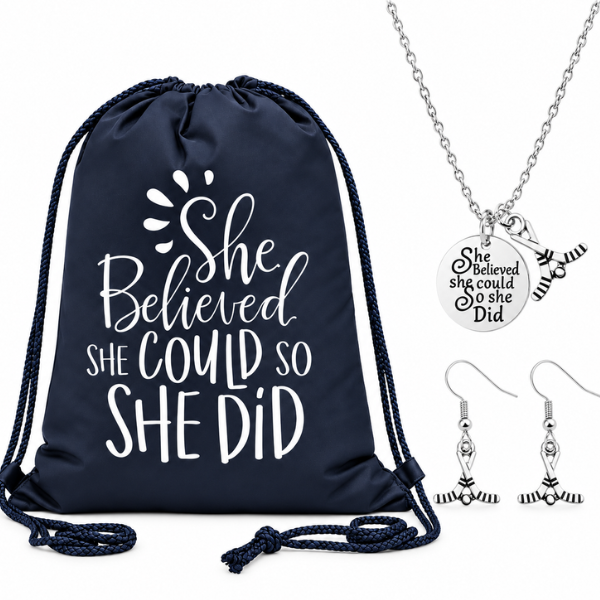 Ice Hockey She Believed Gift Set