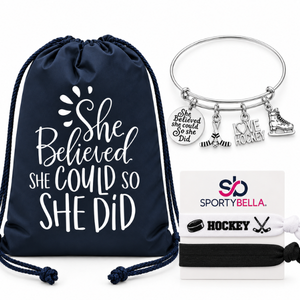 Ice Hockey Bracelet Gift Set