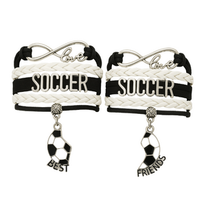 Girls Soccer Friendship Bracelets