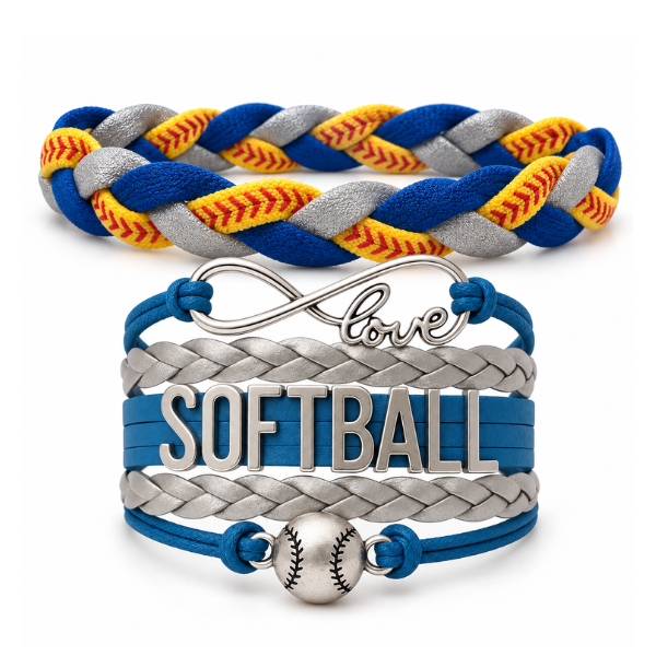 Softball Jewelry Set - Bracelet & Headband