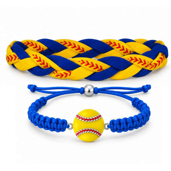 Softball Jewelry Set - Bracelet & Headband