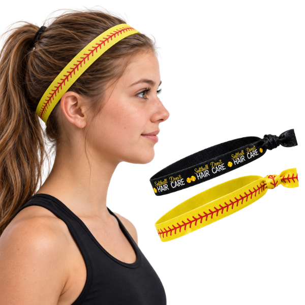 Softball Headband & Bracelet Gift Set