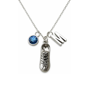 Personalized Runner Charm Necklace