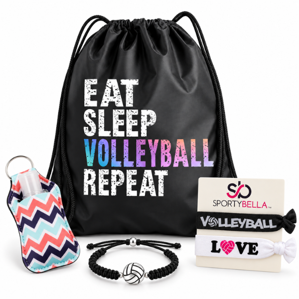 Volleyball Gift Bundle - Eat Sleep Volleyball Repeat Sportybag