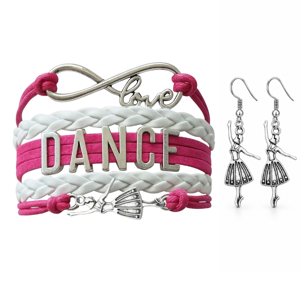 Girls Dance Infinity Jewelry Set