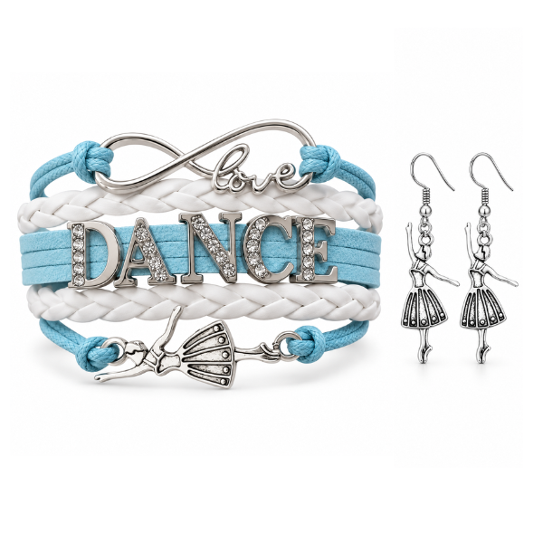 Girls Dance Infinity Jewelry Set