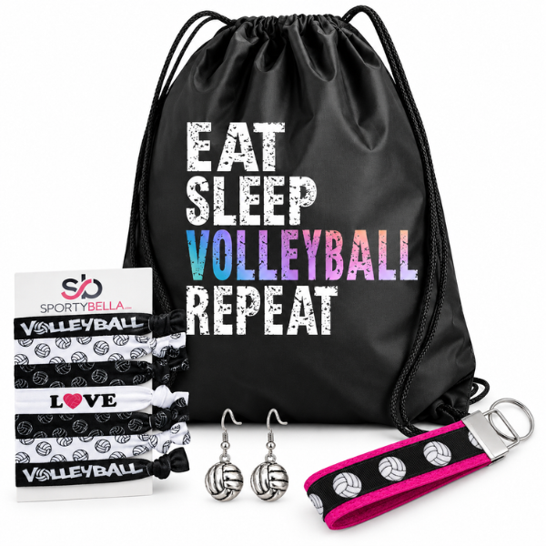 Volleyball Gift Bundle - Eat Sleep Volleyball Repeat Sportybag