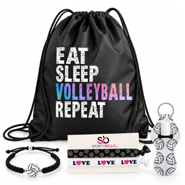 Volleyball Gift Bundle - Eat Sleep Volleyball Repeat Sportybag