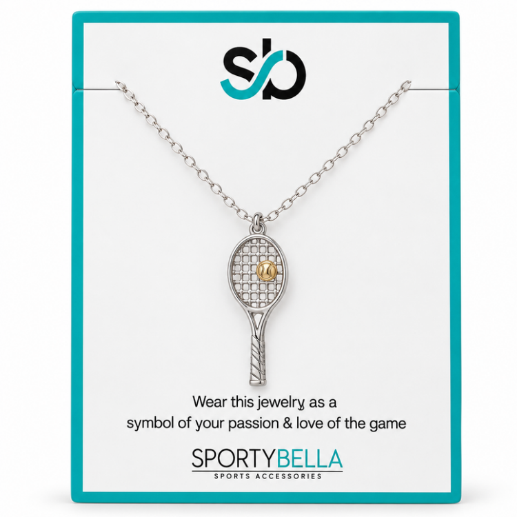 Tennis Necklace - Two Tone Silver and Gold