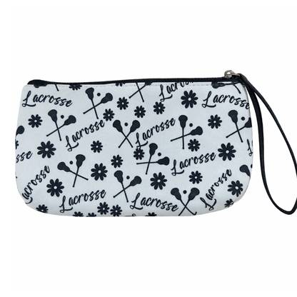 Lacrosse Black Wristlet Pouch Purse