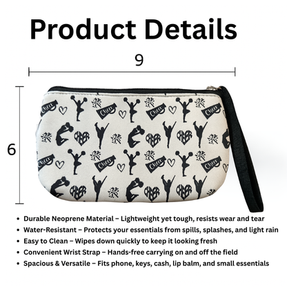 Cheer Wristlet Pouch Purse