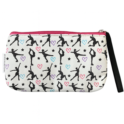Figure Skater Wristlet Pouch Purse
