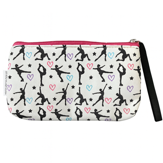 Figure Skater Wristlet Pouch Purse