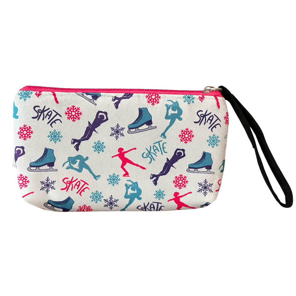 Figure Skateing Wristlet Pouch Purse