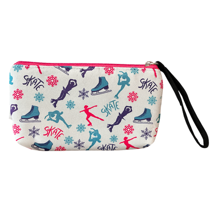 Figure Skateing Wristlet Pouch Purse