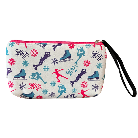 Figure Skateing Wristlet Pouch Purse