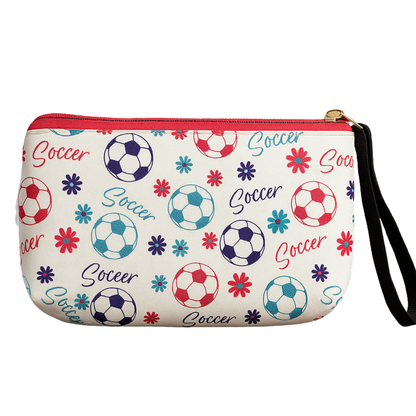 Soccer Wristlet Pouch Purse