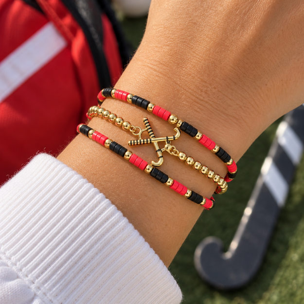 Field Hockey Game Day Bracelet Stack