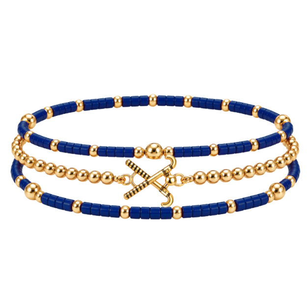 Field Hockey Game Day Bracelet Stack