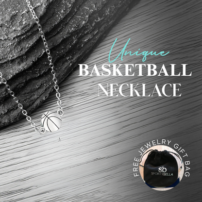 Basketball Pendant Necklace