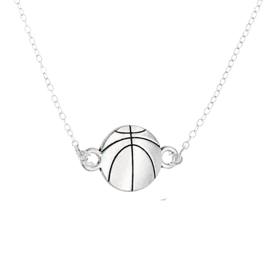 Gold basketball sales necklaces personalized