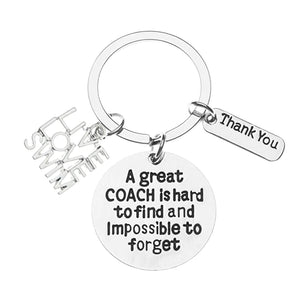 Swim Coach is Hard to Find But Impossible to Forget Keychain
