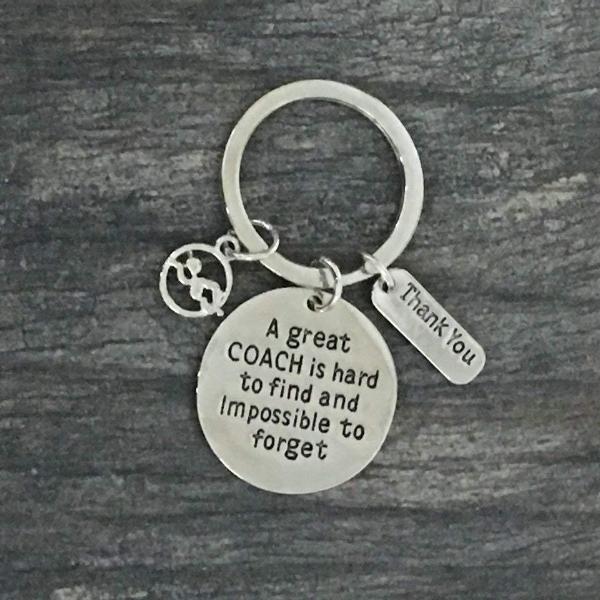 Swim Coach is Hard to Find But Impossible to Forget Keychain