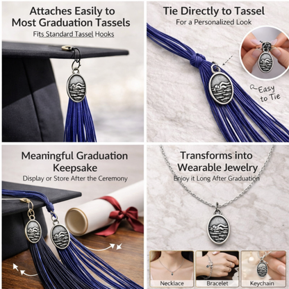 Swim Graduation Tassel Charm