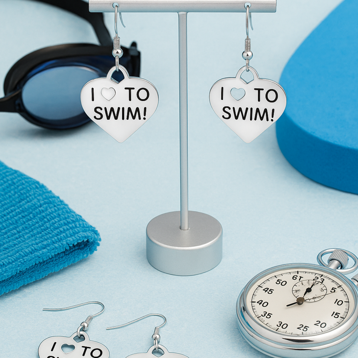 Swim Earrings - Love to Swim