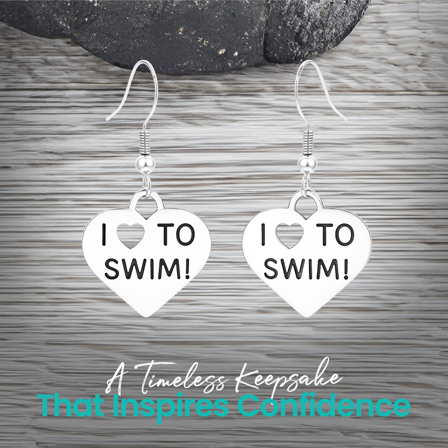 Swim Earrings - Love to Swim