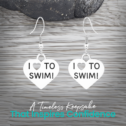 Swim Earrings - Love to Swim