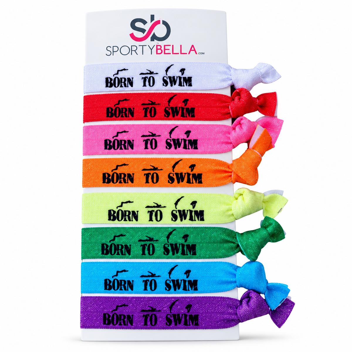 Girls Swim Hair Ties- Multi Colored