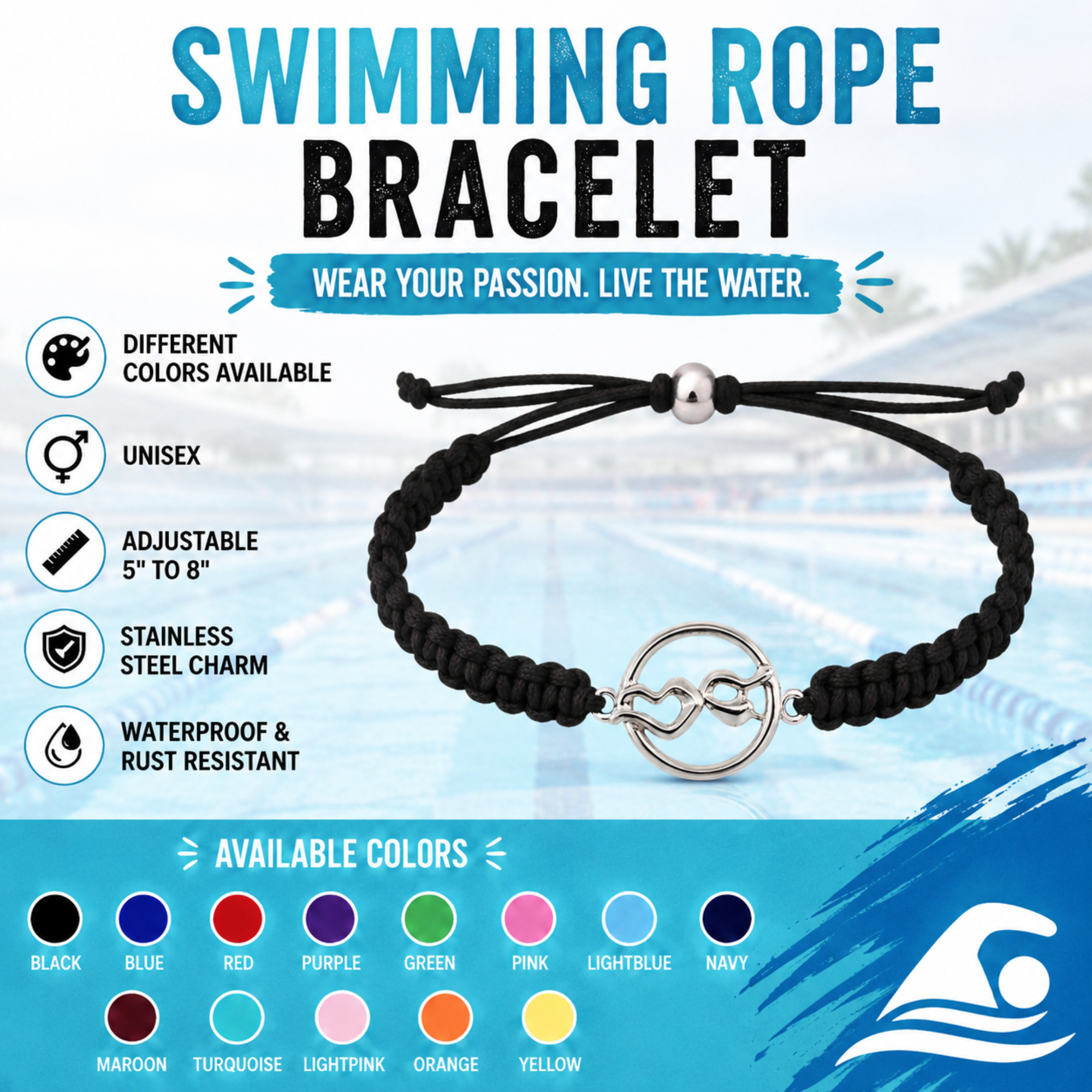 Swimming Rope Bracelet