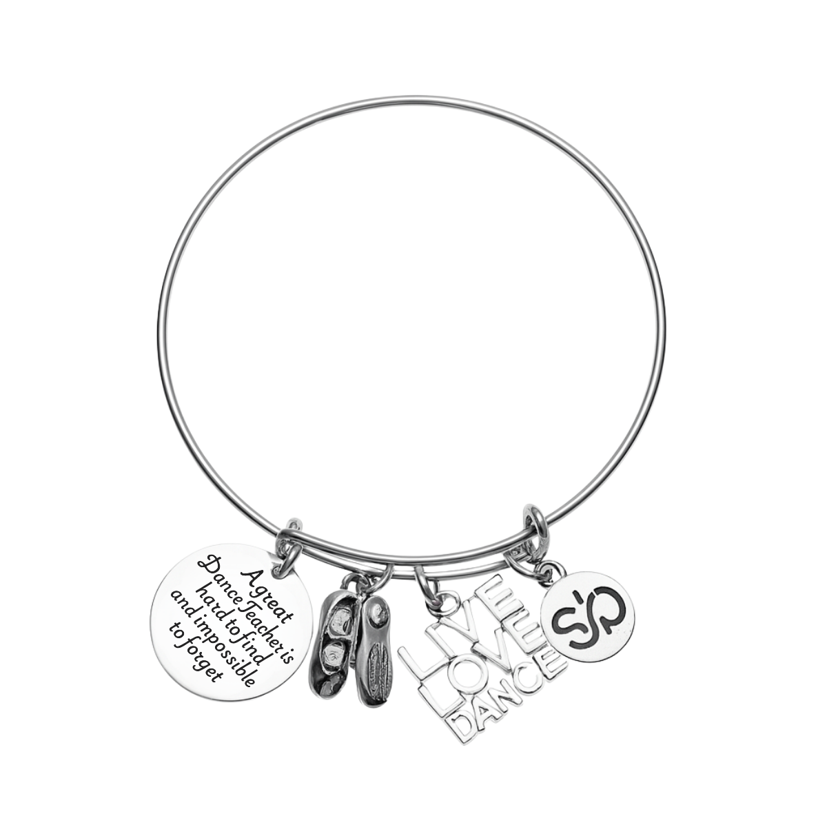 Tap Dance Teacher Bangle Bracelet