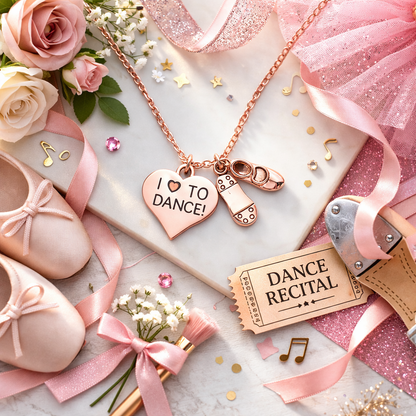 Tap Necklace- Love to Dance