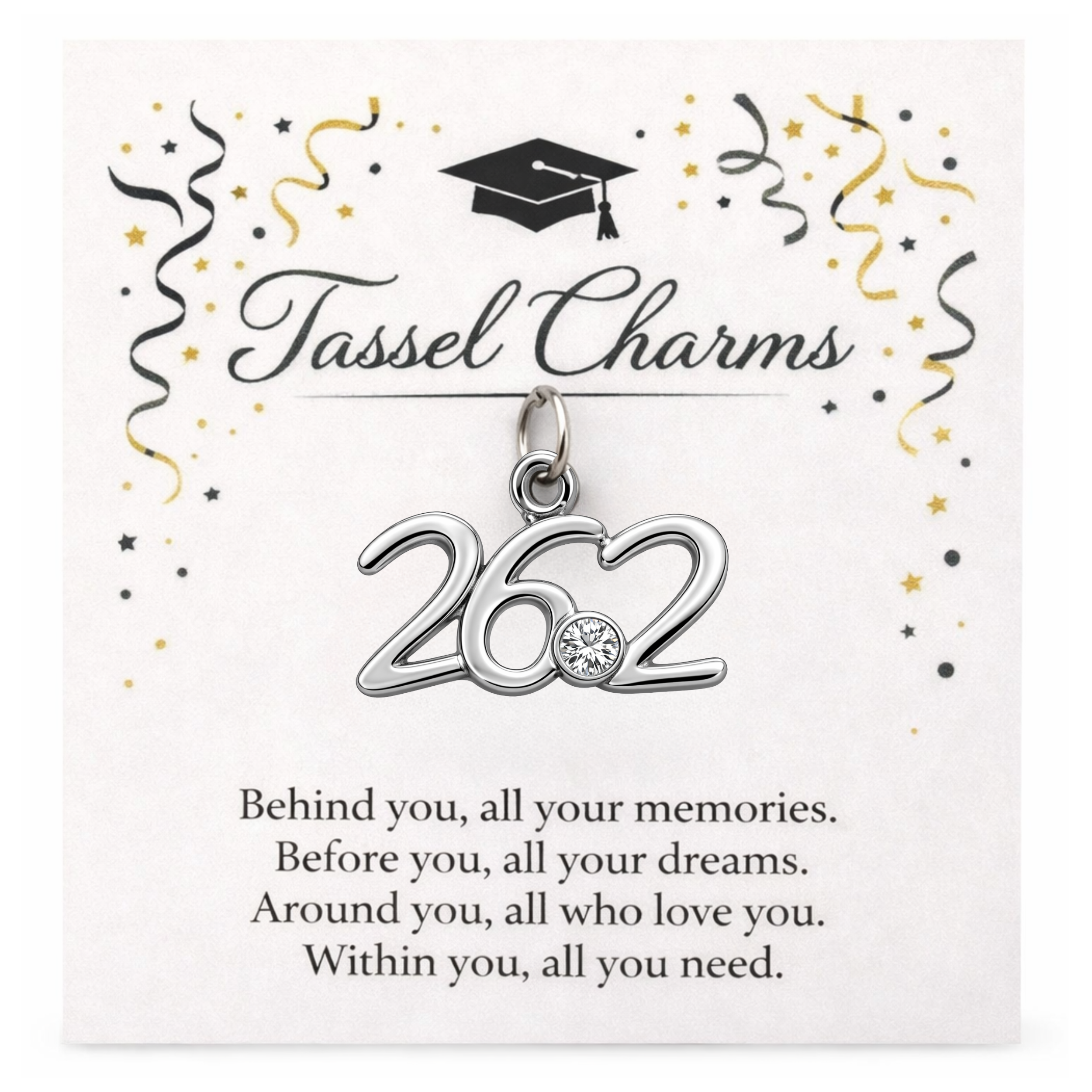 Running Graduation Tassel Charm
