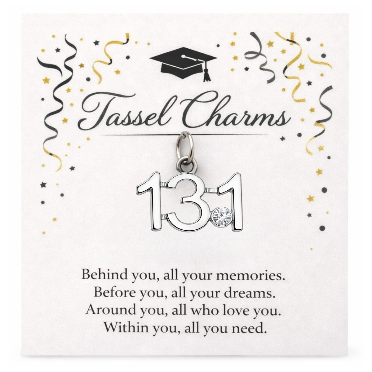 Running Graduation Tassel Charm