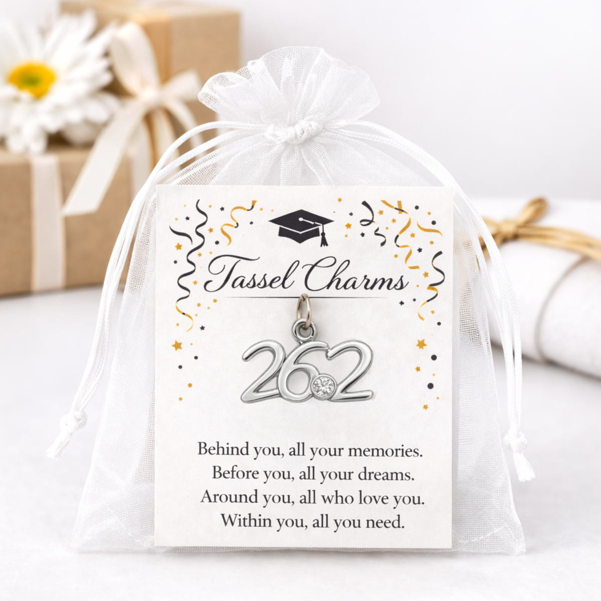 Running Graduation Tassel Charm