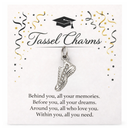 Cross Country Graduation Tassel Charm