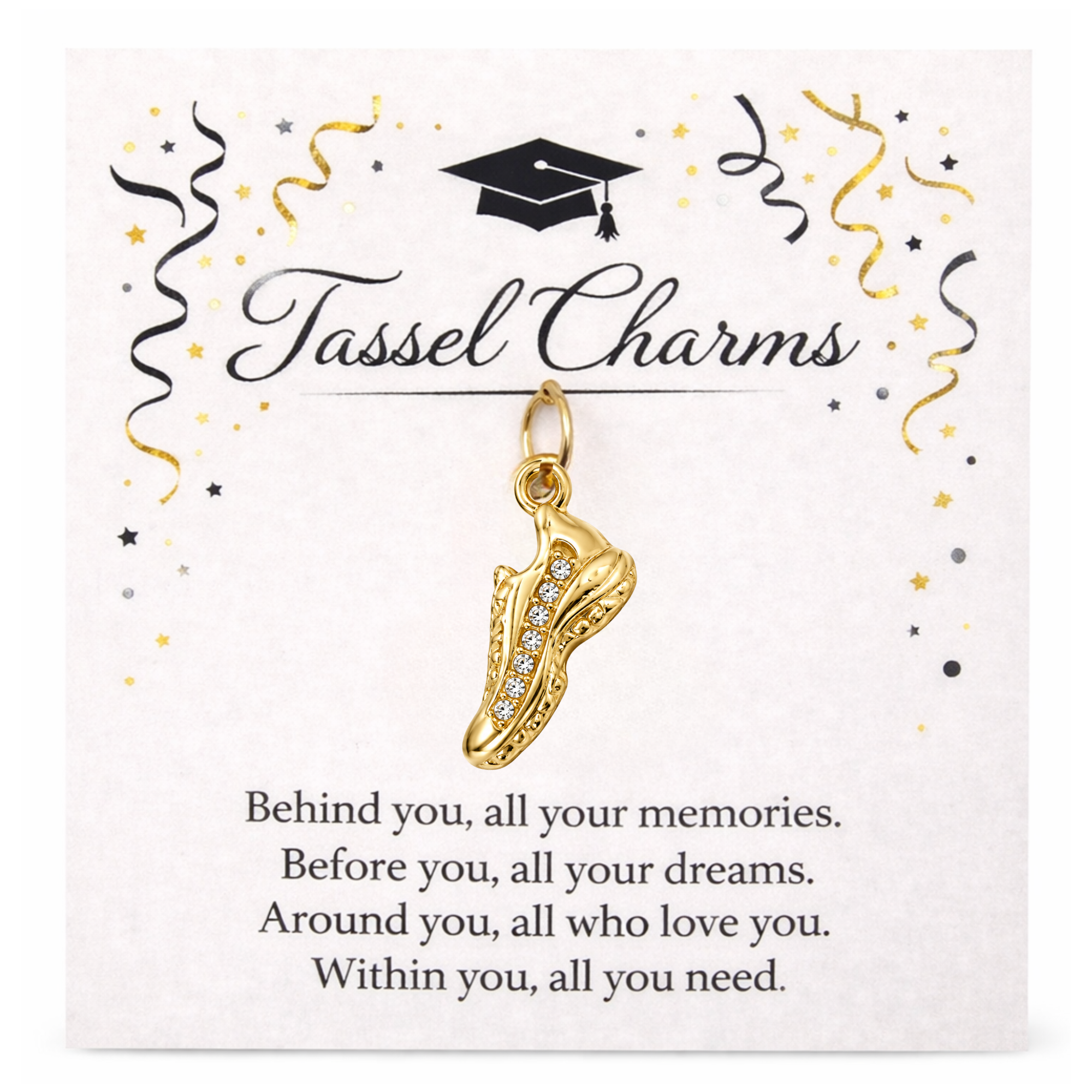 Running Graduation Tassel Charm
