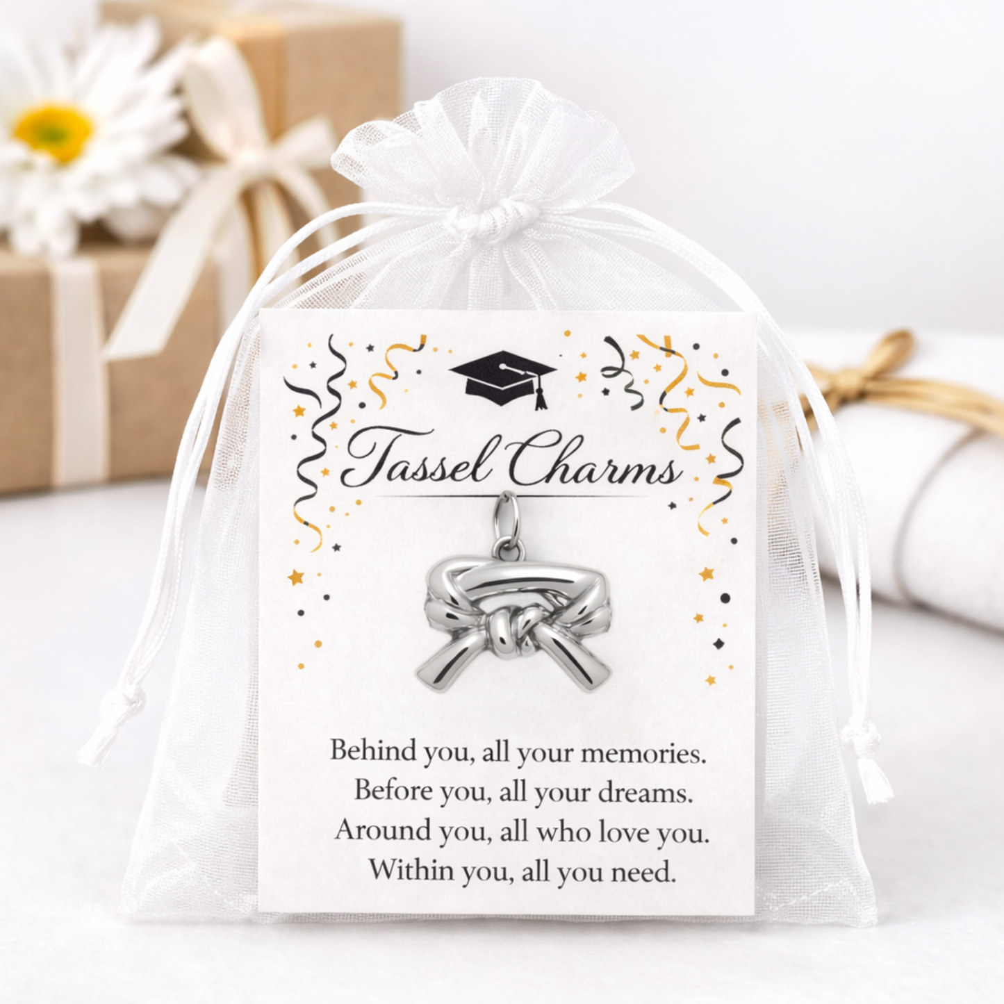 Martial Arts Graduation Tassel Charm