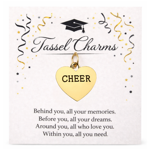 Cheer Gold Graduation Tassel Charm