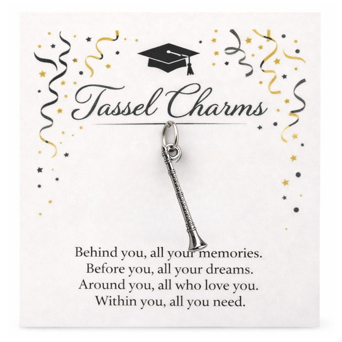 Music Graduation Tassel Charm