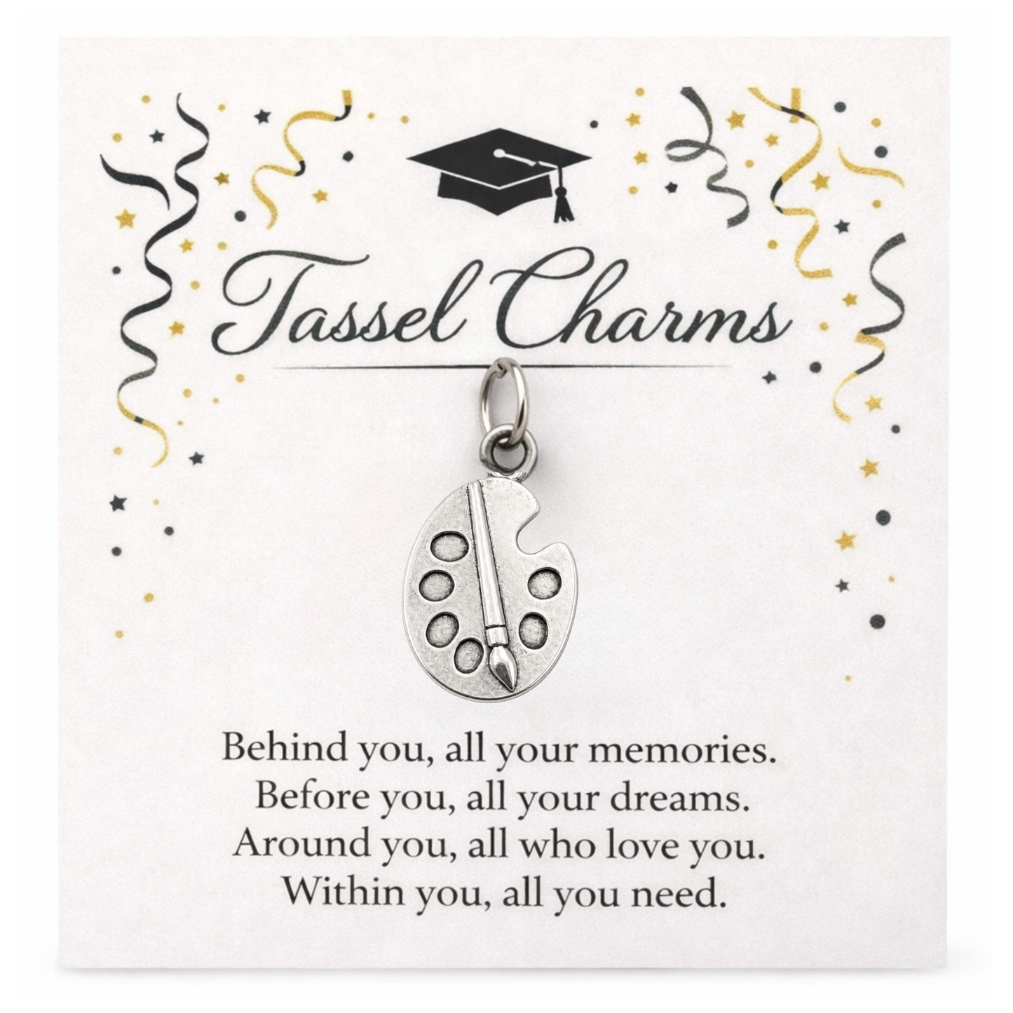 Art Graduation Tassel Charm