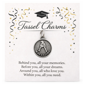 Girl Wrestling Tassel Charm